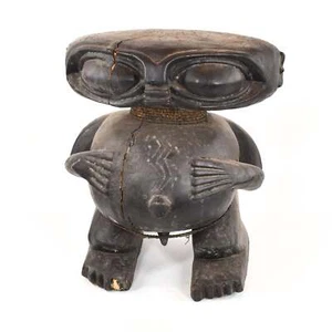 Großer Pygmäenholz Kinderhocker Kongo - Bild 1 von 8