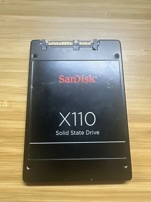 SanDisk X110 128GB SD6SB1M-128G-1006 2.5" SATA Solid State Drive SSD 724415-001 - Image 1 of 4