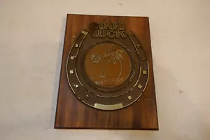 Targa portafortuna scarpa cavallo buona fortuna Carolina del Sud vintage - Foto 1 di 4