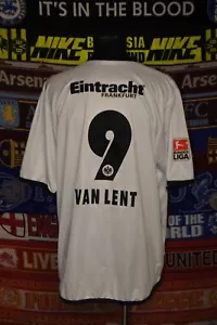 5/5 Eintracht Frankfurt adults XXXL 2005 #9 van Lent football shirt jersey - Picture 1 of 7