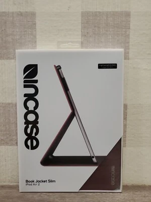 Incase Book Jacket Slim Folio Case Cover With Stand For iPad 9.7”/ Air 2 - Wine - Image 1 of 3