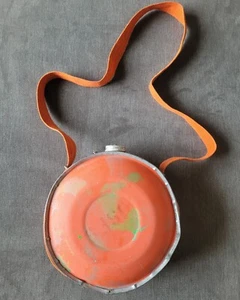 Cantimplora Oasis 4 cuartos naranja servicio forestal de Estados Unidos USFS de colección con correa galvanizada - Imagen 1 de 11