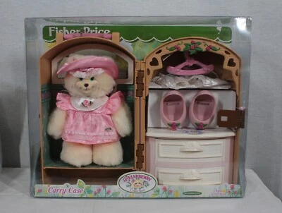 RARE! DISCONTINUED FISHER PRICE TOYS BRIARBERRY BEARS CARRY CASE NEW IN PACKAGE - Image 1 of 4