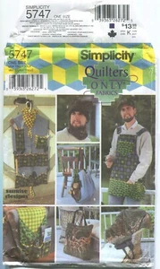 SIMPLICITY 5747 MEN'S ACCESSORIES UNCUT 2002 - Picture 1 of 3
