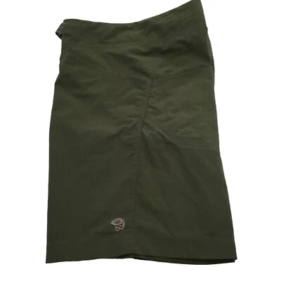 Pantalones Cortos Mountain Hardwear Senderismo Aire Libre Para Mujer’s 8 Bolsillos con Cinturón de Nylon Verde Foto 1 de 4