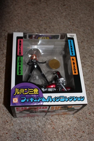 Lupin The 3rd Fujiko Figure And Bike #126 Near Mint Complete in Box Cover