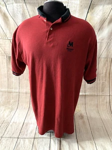 Camisa de vestir polo XL para hombre de Outer Banks negra y roja MYCOGEN SEEDS COMPANY - Imagen 1 de 5