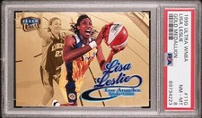 1999 Ultra WNBA Gold Medallion LISA LESLIE PSA 8 Pop 3, 1 higher