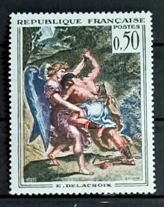 France Variété Timbre N° 1376a ( Vert Jaune Sortant Du Cadre ) / Neuf**/ 1963 - Picture 1 of 2