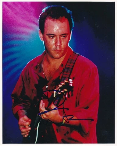 Dave Matthews- Signed Color Photograph Cover