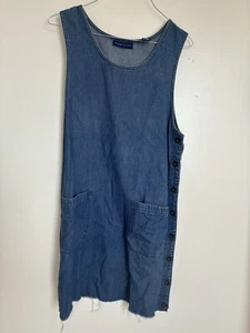 Karen Scott Denim Dress Small Blue  - Picture 1 of 4