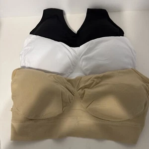3 Plus Size Sports Bras - Picture 1 of 2