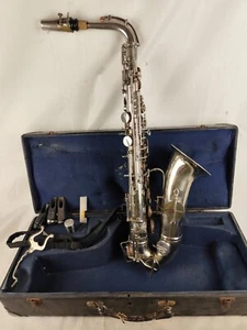 Prof. Romeo Orsi Milano Sassofono Contralto - N 34642 - Custodia Originale Sax - Foto 1 di 24