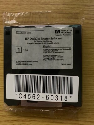 HP Deskjet 690C Printer Software 3.5'' Floppy Disks Installation Windows 95 98 - Image 1 of 2