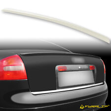 Fyralip Y22 Painted LOB9 White Boot Lip Spoiler For Audi A6 C5 Saloon 97-04
