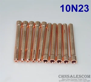 10 pz Collettori 10N23 per Torcia di Saldatura Tig WP-17 WP-18 WP-26 1,6mm 1/16" - Foto 1 di 2