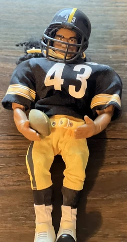 Rare Pittsburgh Steelers 10” Troy Polamalu #43 Jointed Figure Cover