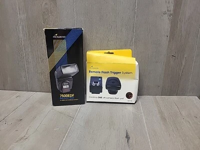 Promaster 7500EDF Electronic Flash for EM-5 EM-10 Mark II Olympus Cameras & more - Image 1 of 4