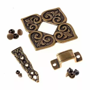 Wikinger-Taschenverschluss Set, Tasche, Verschluss, Taschenverschluss, Wikinger - Bild 1 von 3