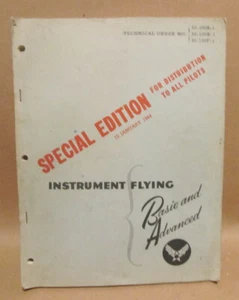 WWII ARMY AIR FORCES INSTRUMENT FLYING BASIC AND ADVANCED 1944 - Picture 1 of 3