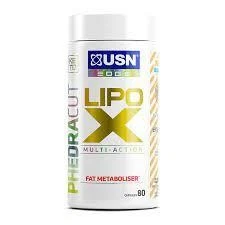 USN Lipo X Fat Metaboliser - Phedracut multi-action fat burner x 80 capsules - Picture 1 of 4