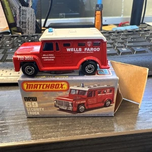 MATCHBOX SUPERFAST WELLS FARGO SECURITY TRUCK No.69 MINT IN Mint K BOX 1978 - Picture 1 of 17