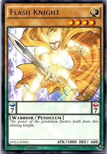 Flash Knight Rare Duelist Alliance DUEA-EN001 LP - Picture 1 of 2