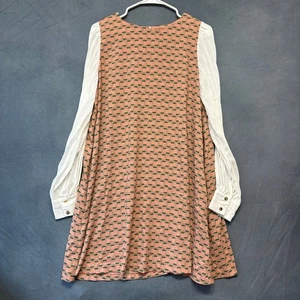 3.1 Phillip Lim Dress Womens 8 Sheer Sleeve Cottagecore Goblincore Flowy Pockets - Picture 1 of 9