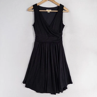 Maeve Anthropologie Dress XS PETITE Charcoal Stretch Rib Knit Sleeveless Casual - Image 1 of 4