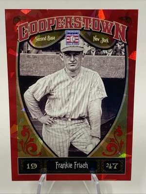 2013 Cooperstown Frank Frisch HOF Red Shard /399🔥Cardinals HOF - Giants - - Image 1 of 2