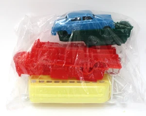 Placticville  45987 O/ S GAUGE Assorted Vehicles (5) mint in sealed bag (modern) - Foto 1 di 2