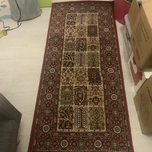 Ikea Valby Ruta 80 x 180 cm traditioneller Stil rot Teppich Läufer Matte sehr guter Zustand - Bild 1 von 4