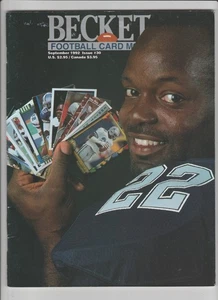 EMMITT SMITH BECKETT MAGAZIN SEPTEMBER 1992 FUSSBALLKARTE PREISFÜHRER #30 DAL - Bild 1 von 2