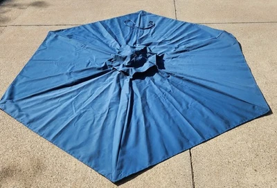 TUUCI Hexagon Umbrella Canopy 8.5 ft - CANVAS ONLY Medium Light Blue - Image 1 of 4