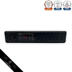 YAMAHA R100 Digital Reverb Processor Black DSP LSI MIDI FOOT SW BYPASS R 1000 - Picture 1 of 8