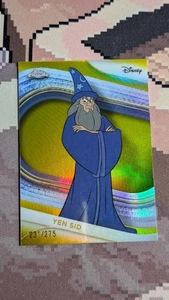2025 Topps Chrome Disney Yen Sid Yellow Refractor /275 #191 - Picture 1 of 2