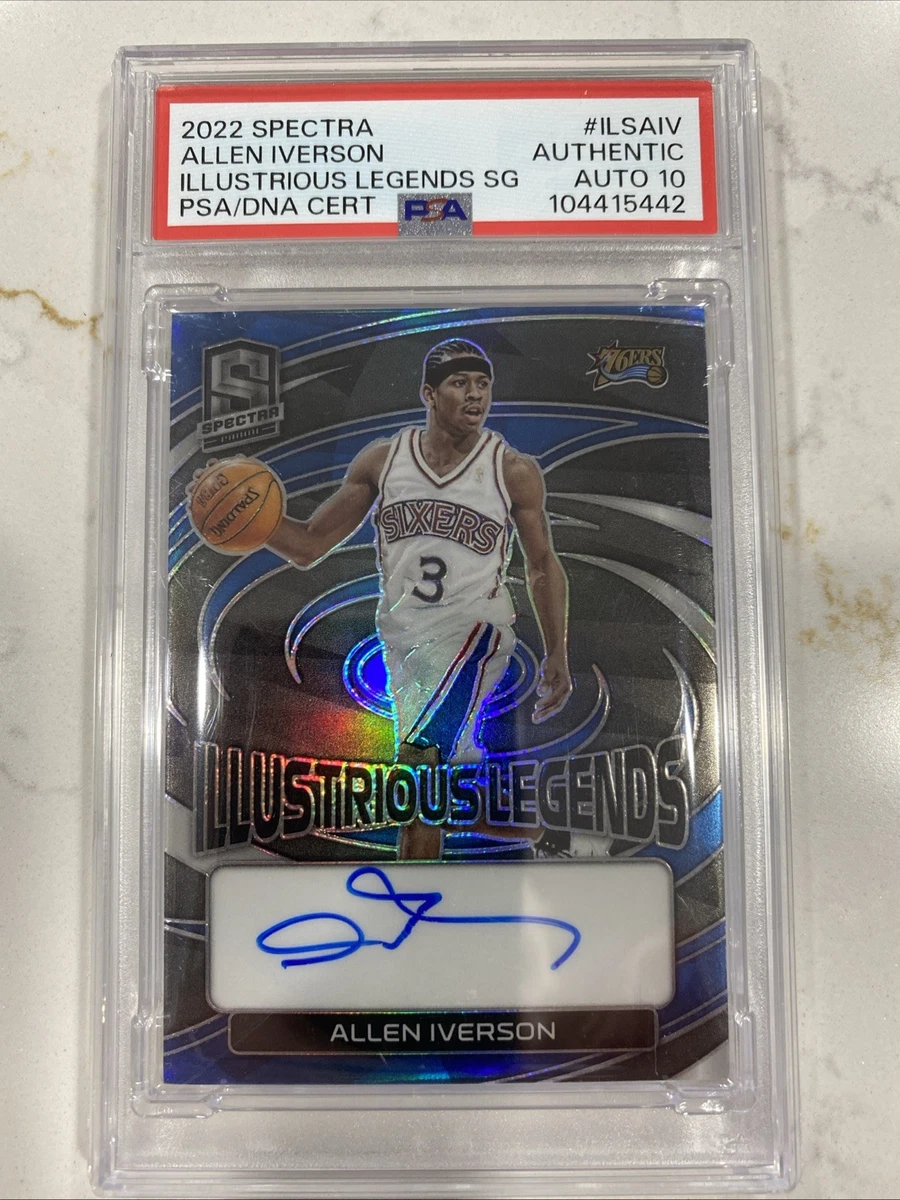 Allen Iverson 10 Graded Basketball Trading Cards & Accessories for