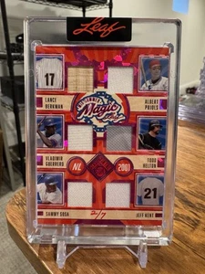 2025 Seasons In The Sun 12 Game Used Relic #/7 Pujols Ichiro Jeter Ripken + - Picture 1 of 2