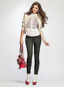 Maglione a righe ritagliate Rachelle nuovo con etichette: GUESS BRAND rosa/latte taglia: L - Foto 1 di 7