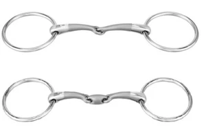 Sprenger Satinox Loose Ring Snaffle Bit Single/Double Jointed Lozenge Ergonomic - Picture 1 of 9