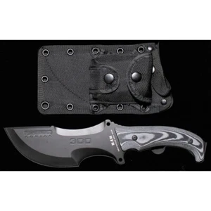 Outdoor Hunting Design Knife "Operation Kodiak" w/ Sheath - Black ( w 740 g ) - Picture 1 of 3