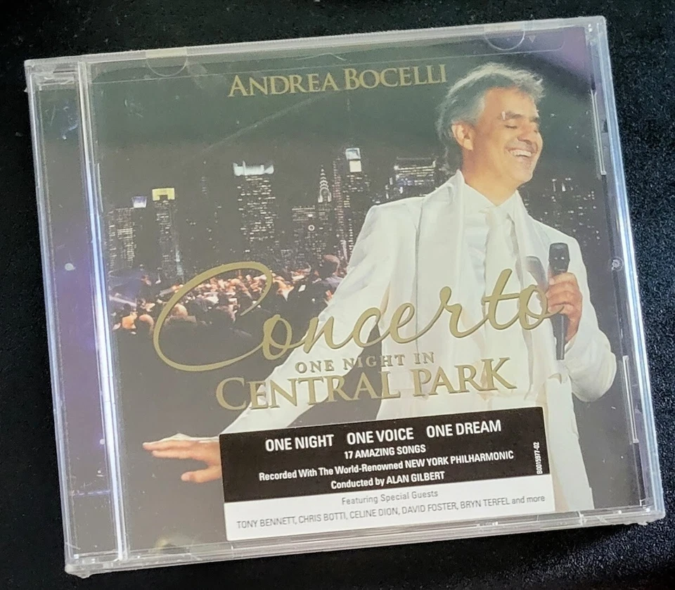 Andrea Bocelli - Concerto One Night In Central Park 17 Songs DVD Concert **NEW** - Image 1 of 1