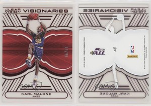 2015-16 Panini Clear Vision Visionaries Red /99 Karl Malone #9 HOF