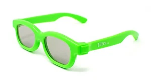 1 - 5 Passif 3D Vert Enfants Lunettes pour Passif Tvs Cinema Projecteurs - Photo 1/6