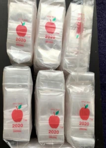 Baggies 2020 Größe Apple Brand 2"x2" Beutel 2,5 Mil Auflösung Verkauf!!  (6.000) - Bild 1 von 1