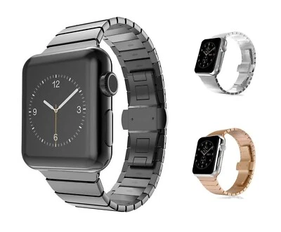 Gliederarmband für Apple Watch 42/44/45/49mm Series Ultra 2/Ultra/10/9/8/7/6/SE - Bild 1 von 4
