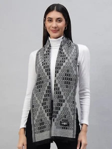 Unisex Men's/Women's Soft warm Tartan Plaid Scarf Cashmere Pashmina Scarves Wrap - Foto 1 di 8