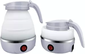 Portable Travel Foldable Electric Kettle Collapsible Water Boiler for Coffee Te - Picture 1 of 6