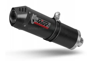Scarico MIVV Oval Carbonio Con Coppa Carbonio Moto Guzzi Breva 1100 2005 > 2011 - Imagen 1 de 2