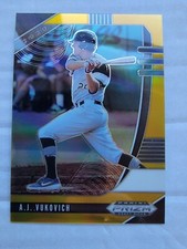 A.j. Vukovich 2020 Panini Prizm Draft Picks Gold Refractor 06/10 Baseball Card 